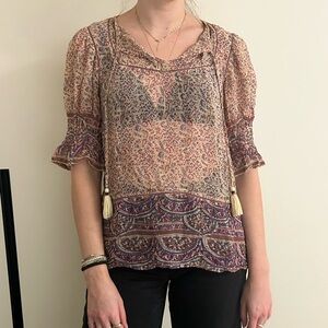 Sea New York Multicolor Paisley Blouse